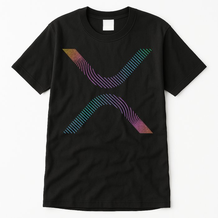 Xrp Coin Ripple Cryptocurrency Wallet Hodler To The Moon Tall T-Shirt