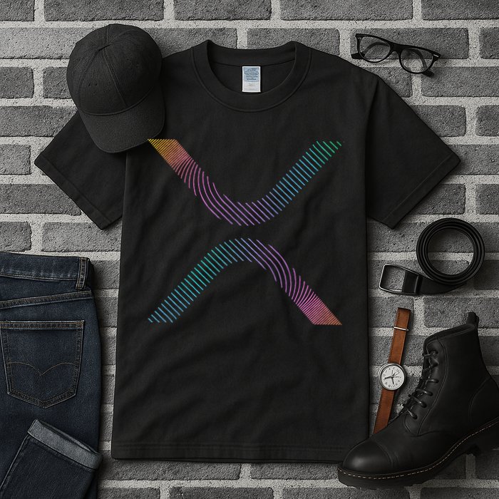 Xrp Coin Ripple Cryptocurrency Wallet Hodler To The Moon Tall T-Shirt