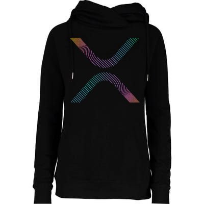 Xrp Coin Ripple Cryptocurrency Wallet Hodler To The Moon Womens Funnel Neck Pullover Hood