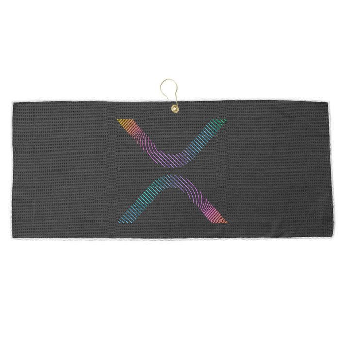 Xrp Coin Ripple Cryptocurrency Wallet Hodler To The Moon Large Microfiber Waffle Golf Towel