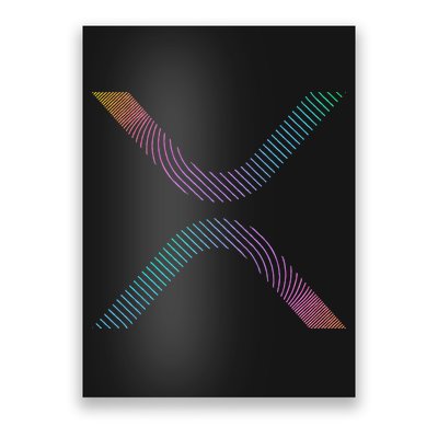 Xrp Coin Ripple Cryptocurrency Wallet Hodler To The Moon Poster