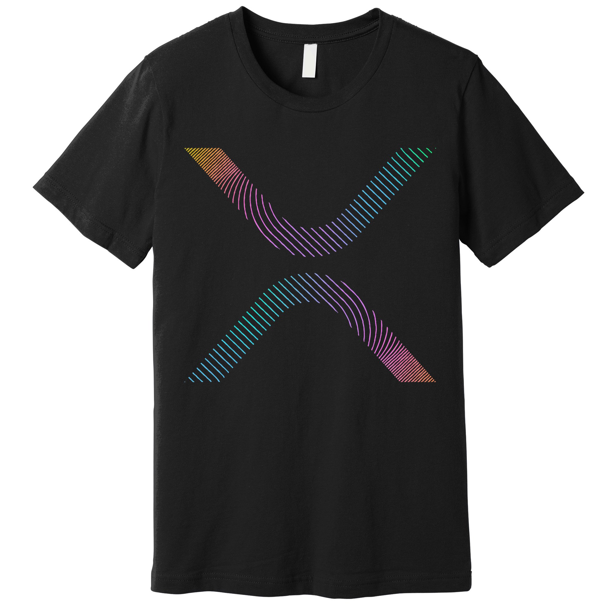 Xrp Coin Ripple Cryptocurrency Wallet Hodler To The Moon Premium T-Shirt