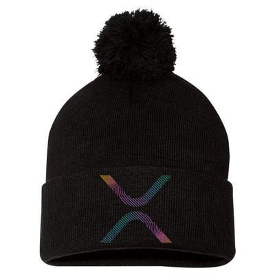 Xrp Coin Ripple Cryptocurrency Wallet Hodler To The Moon Pom Pom 12in Knit Beanie