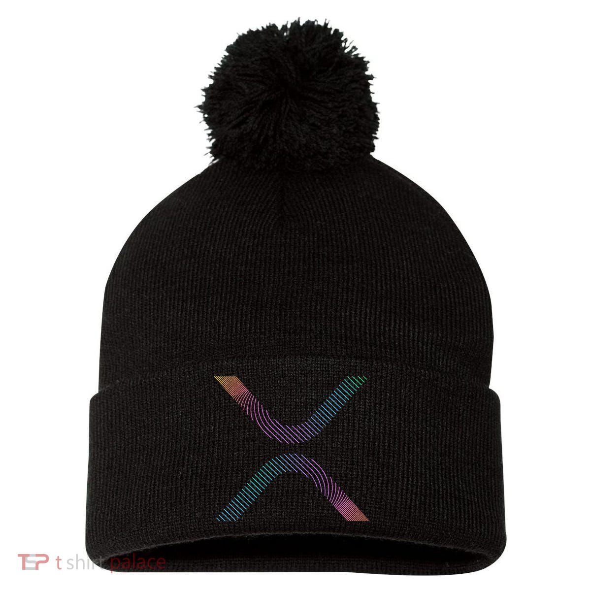 Xrp Coin Ripple Cryptocurrency Wallet Hodler To The Moon Pom Pom 12in Knit Beanie