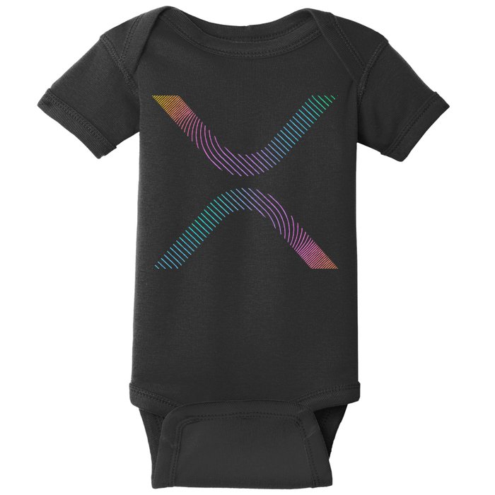 Xrp Coin Ripple Cryptocurrency Wallet Hodler To The Moon Baby Bodysuit