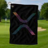Xrp Coin Ripple Cryptocurrency Wallet Hodler To The Moon Golf Towel
