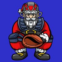 Xmas Catcher Santa Claus Christmas Baseball Gift Toddler T-Shirt
