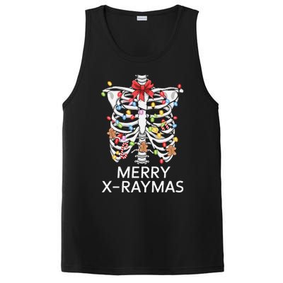 Xray Christmas Skeleton Medical Gingerbread Rib Cage PosiCharge Competitor Tank