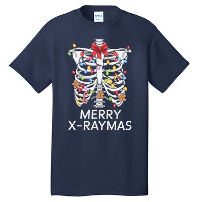 Xray Christmas Skeleton Medical Gingerbread Rib Cage Tall T-Shirt