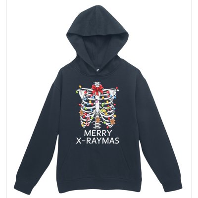 Xray Christmas Skeleton Medical Gingerbread Rib Cage Urban Pullover Hoodie