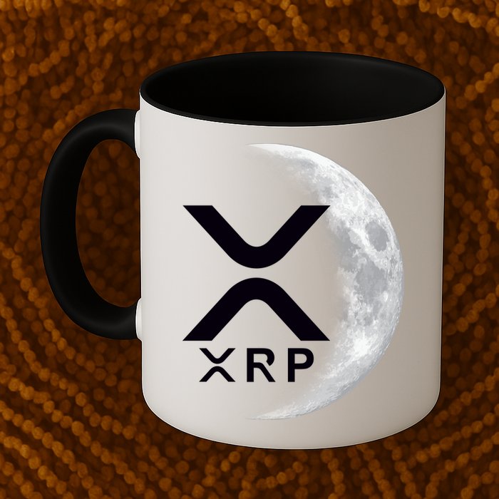 XRP Cryptocurrency To The Moon Mug