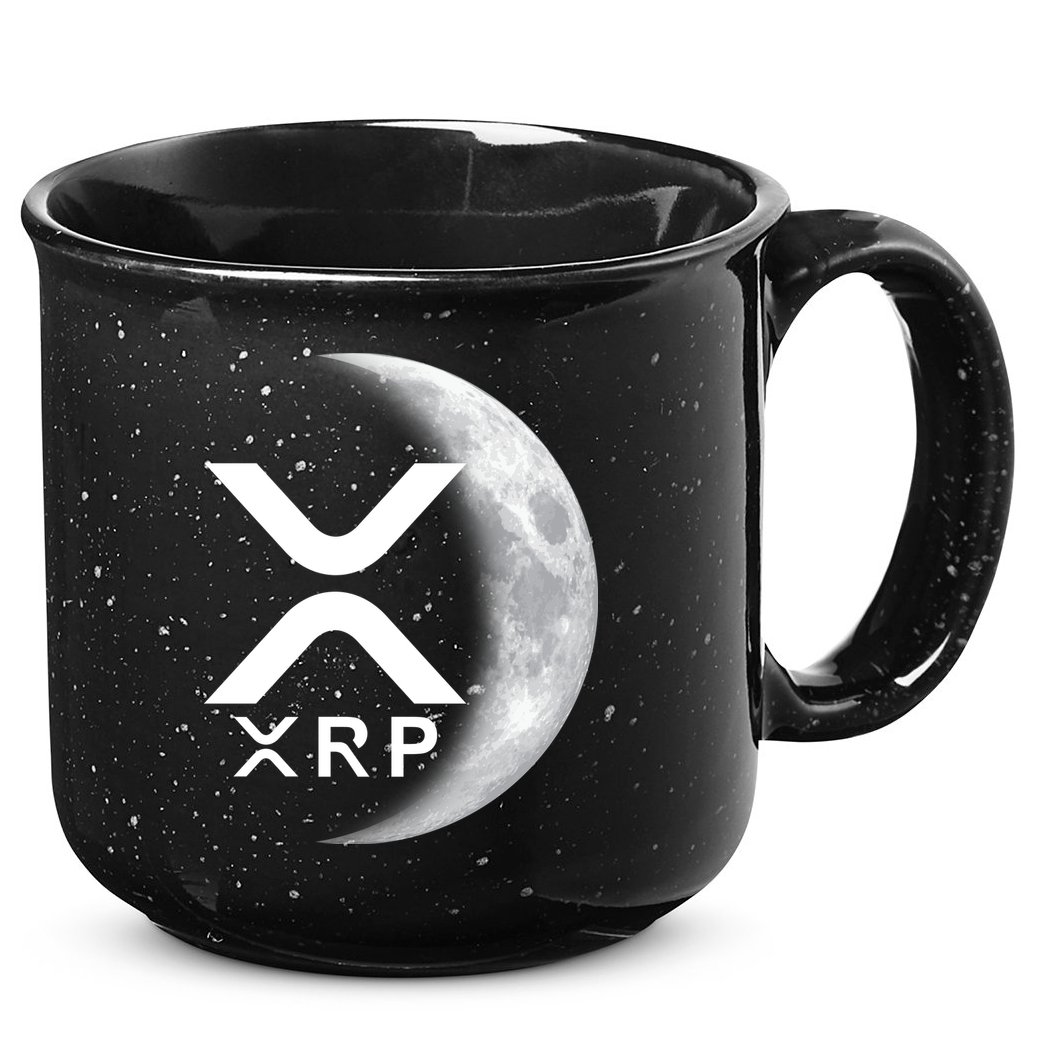 XRP Cryptocurrency To The Moon 15oz Campfire Ceramic Mug