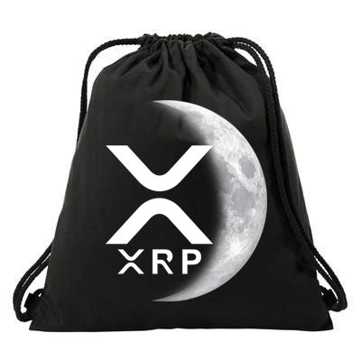 XRP Cryptocurrency To The Moon Drawstring Bag