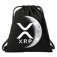 XRP Cryptocurrency To The Moon Drawstring Bag