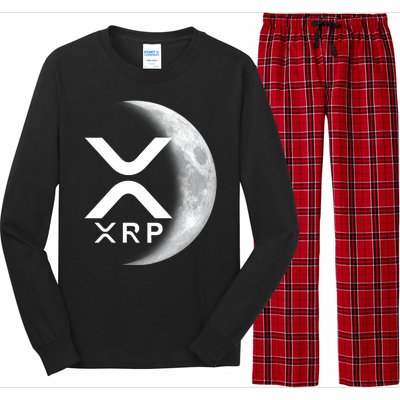 XRP Cryptocurrency To The Moon Long Sleeve Pajama Set