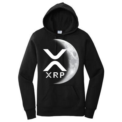 XRP Cryptocurrency To The Moon Women's Pullover Hoodie