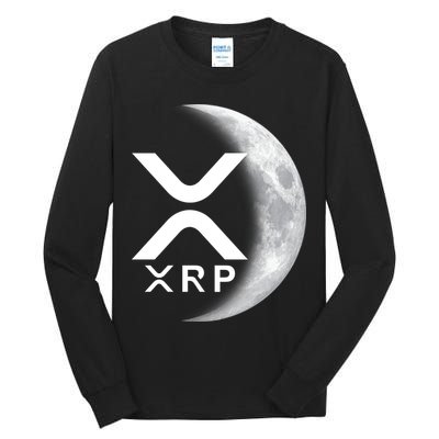 XRP Cryptocurrency To The Moon Tall Long Sleeve T-Shirt