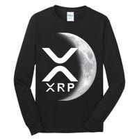 XRP Cryptocurrency To The Moon Tall Long Sleeve T-Shirt