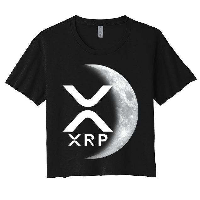 XRP Cryptocurrency To The Moon Crop Top
