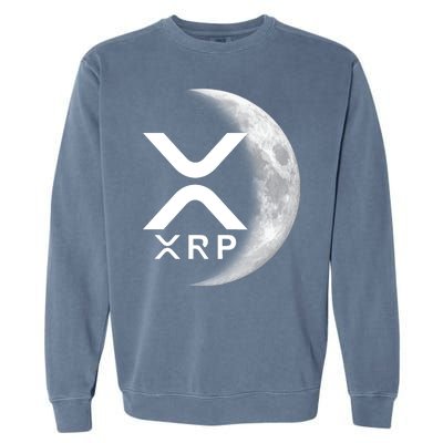 XRP Cryptocurrency To The Moon Garment-Dyed Sweatshirt