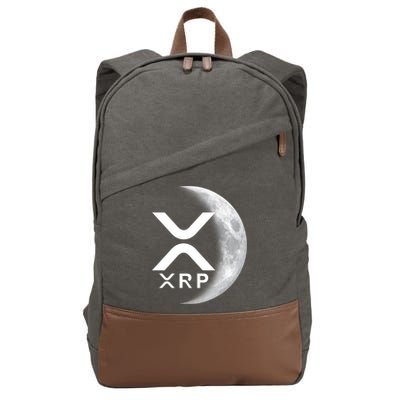 XRP Cryptocurrency To The Moon Cotton Canvas Backpack