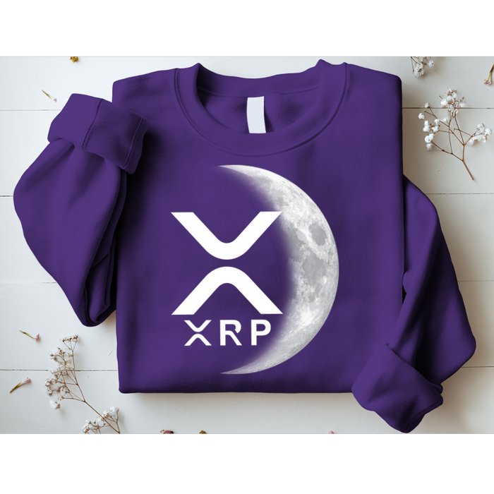 XRP Cryptocurrency To The Moon Sweatshirt