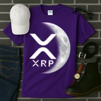 XRP Cryptocurrency To The Moon Tall T-Shirt