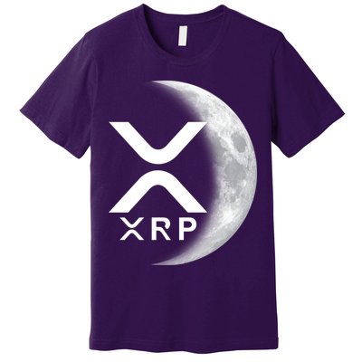 XRP Cryptocurrency To The Moon Premium T-Shirt