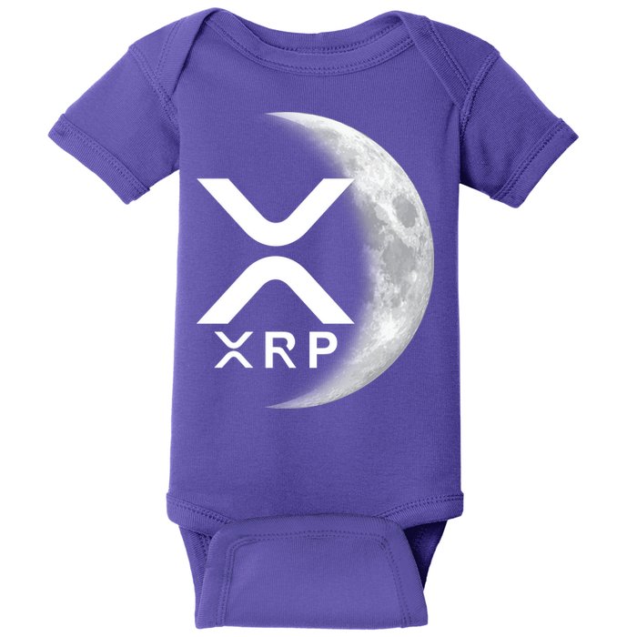 XRP Cryptocurrency To The Moon Baby Bodysuit