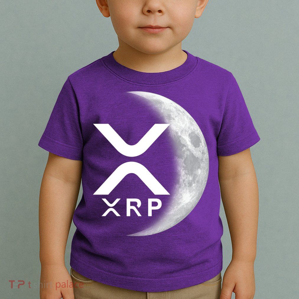 XRP Cryptocurrency To The Moon Toddler T-Shirt