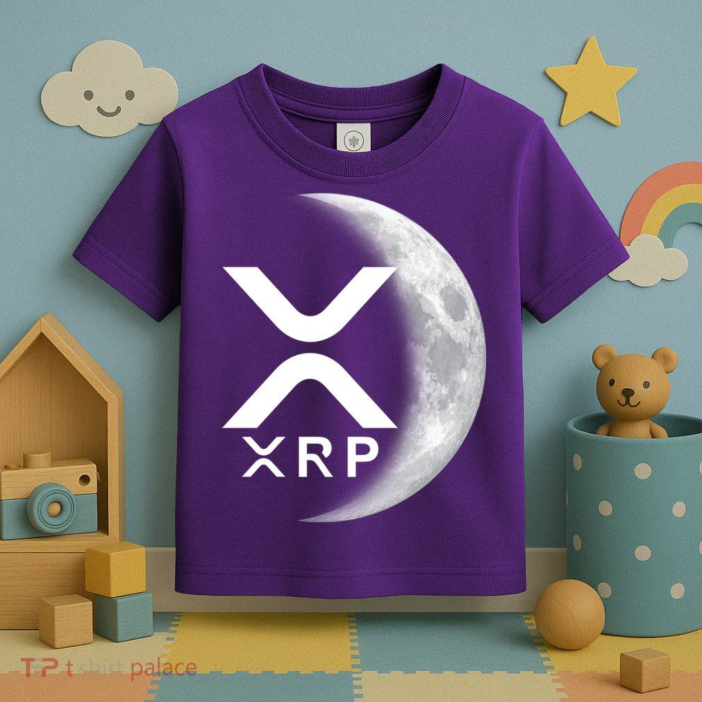 XRP Cryptocurrency To The Moon Toddler T-Shirt
