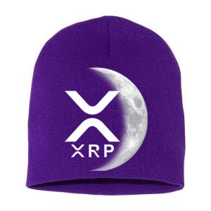 XRP Cryptocurrency To The Moon Short Acrylic Beanie