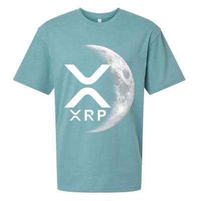 XRP Cryptocurrency To The Moon Sueded Cloud Jersey T-Shirt