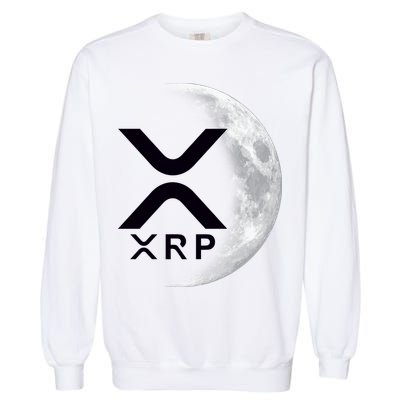 XRP Cryptocurrency To The Moon Garment-Dyed Sweatshirt