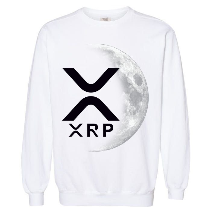 XRP Cryptocurrency To The Moon Garment-Dyed Sweatshirt