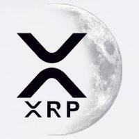 XRP Cryptocurrency To The Moon Garment-Dyed Sweatshirt