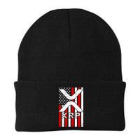XRP Cryptocurrency USA American Flag Beanie