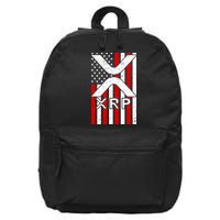 XRP Cryptocurrency USA American Flag 16 in Basic Backpack