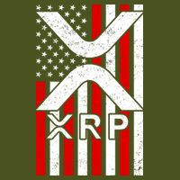 XRP Cryptocurrency USA American Flag Premium T-Shirt