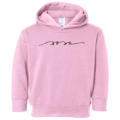 Xoxo Cute Valentines Day Gift Toddler Hoodie