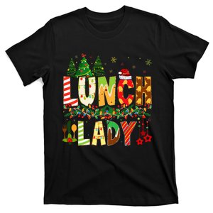 Xmas Cafeteria Worker Christmas School Lunch Lady Christmas T-Shirt