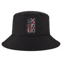 Xrp Crypto Xrp Cryptocurrency American Flag Xrp Cool Comfort Performance Bucket Hat