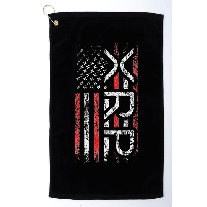 Xrp Crypto Xrp Cryptocurrency American Flag Xrp Golf Towel