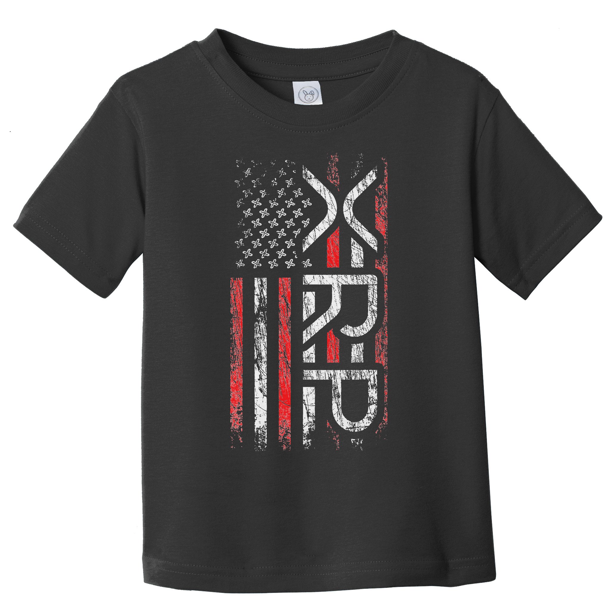Xrp Crypto Xrp Cryptocurrency American Flag Xrp Toddler T-Shirt