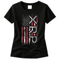 Xrp Crypto Xrp Cryptocurrency American Flag Xrp Womens T-Shirt