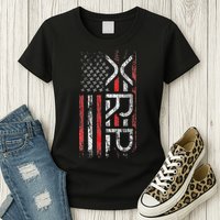 Xrp Crypto Xrp Cryptocurrency American Flag Xrp Womens T-Shirt