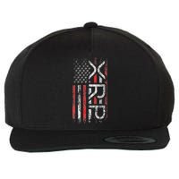 Xrp Crypto Xrp Cryptocurrency American Flag Xrp Wool Snapback Cap