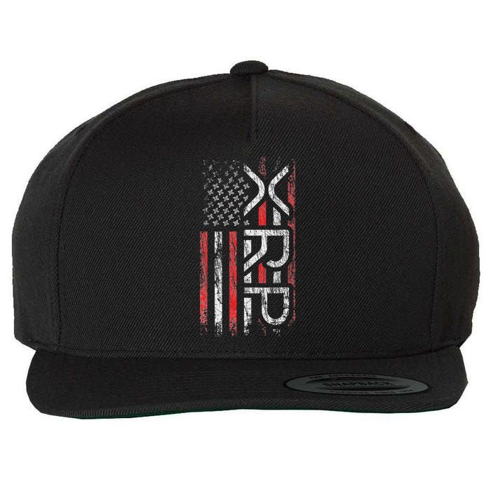 Xrp Crypto Xrp Cryptocurrency American Flag Xrp Wool Snapback Cap