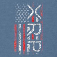 Xrp Crypto Xrp Cryptocurrency American Flag Xrp Garment-Dyed Sweatshirt