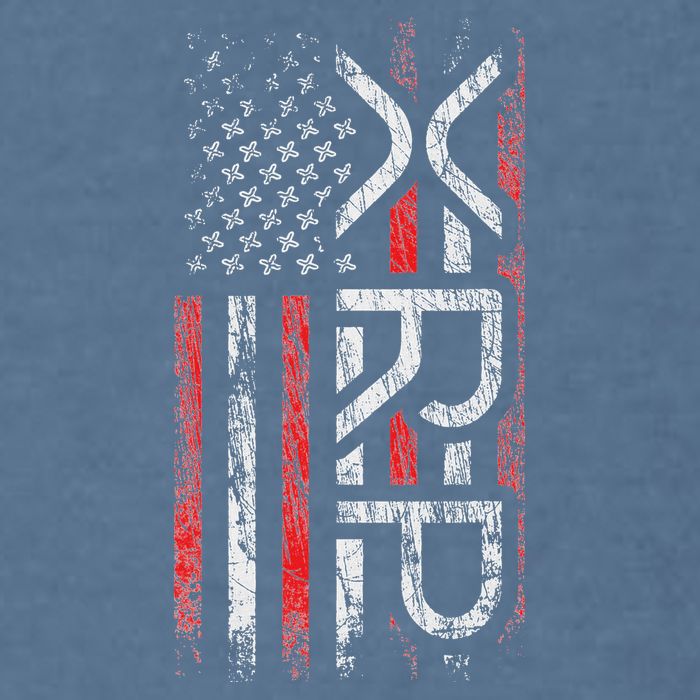 Xrp Crypto Xrp Cryptocurrency American Flag Xrp Garment-Dyed Sweatshirt